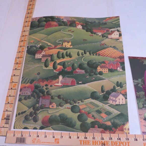 Wallpaper Samples & Vineyard Calendar (Warm Colors) Garden, Vineyards, Farmhouse - Picture 5 of 15